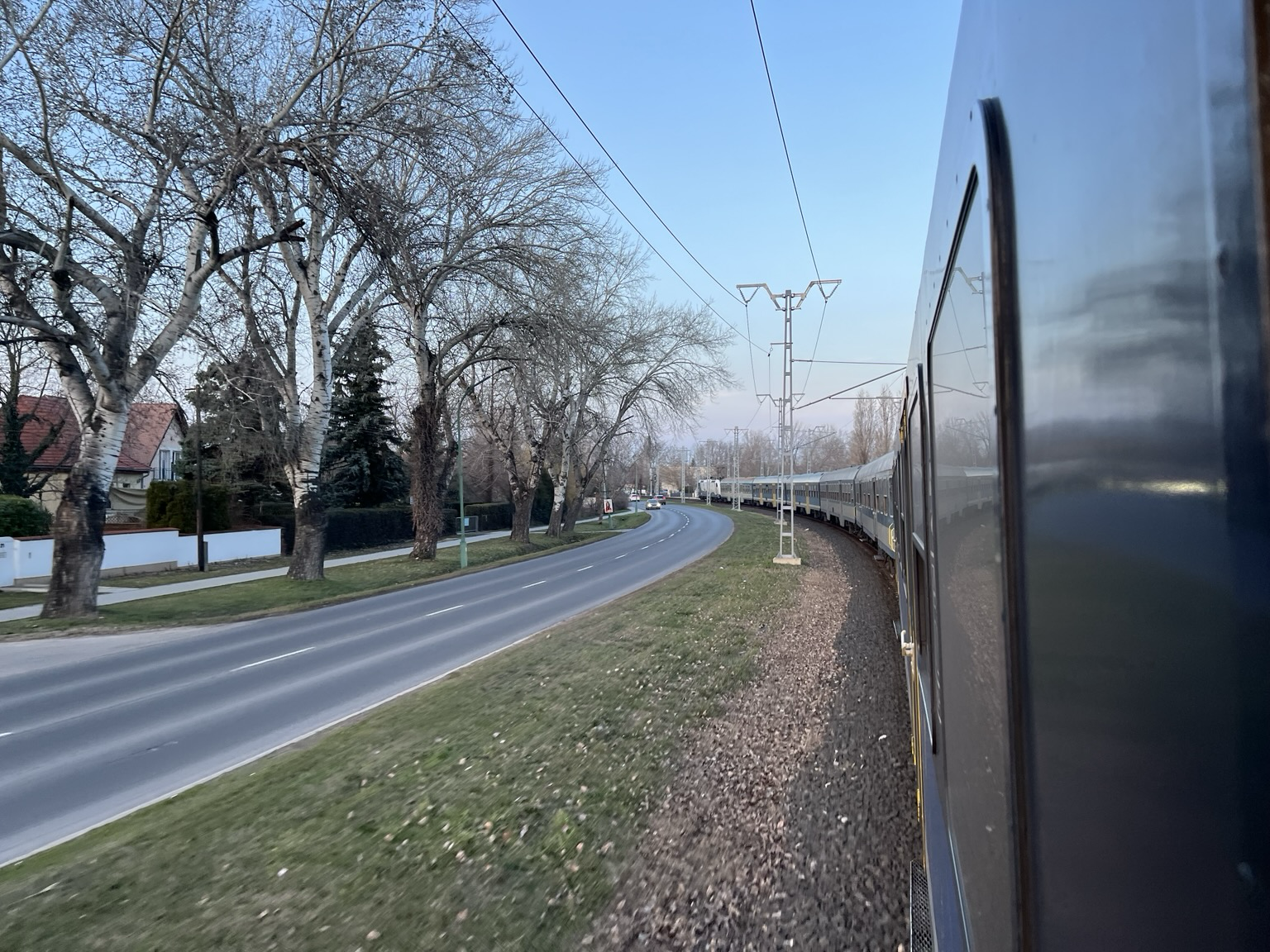 Train from the train window