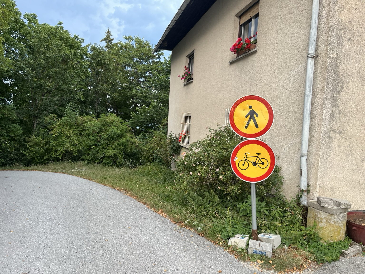 Road closure that I ignored