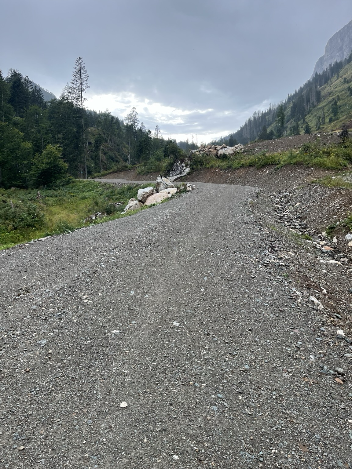 Fresh gravel road
